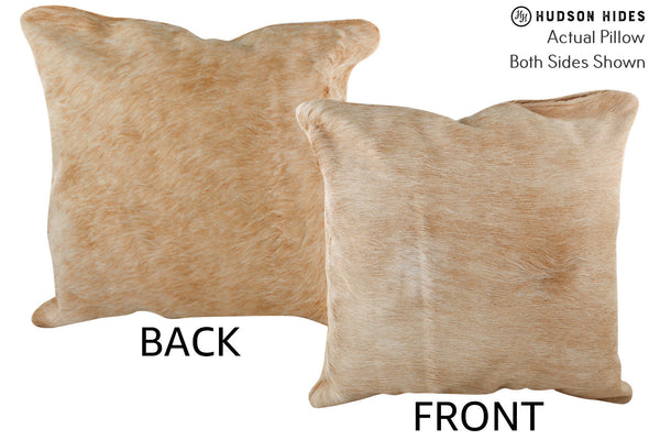 Beige Cowhide Pillow #76001