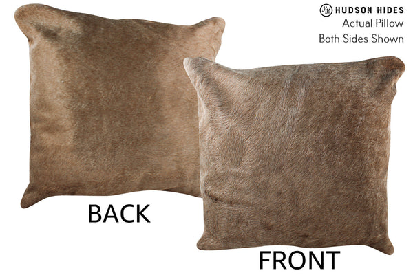 Taupe Cowhide Pillow #76191
