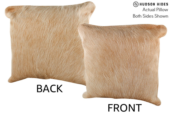 Beige Cowhide Pillow #76282