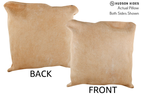 Beige Cowhide Pillow #76293
