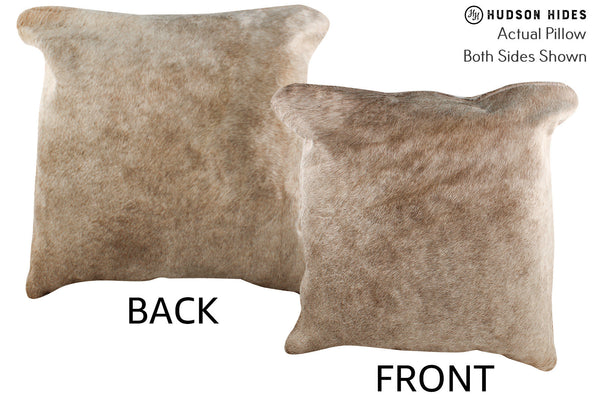 Taupe Cowhide Pillow #76326
