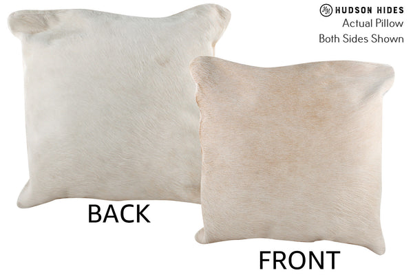 Beige Cowhide Pillow #76334