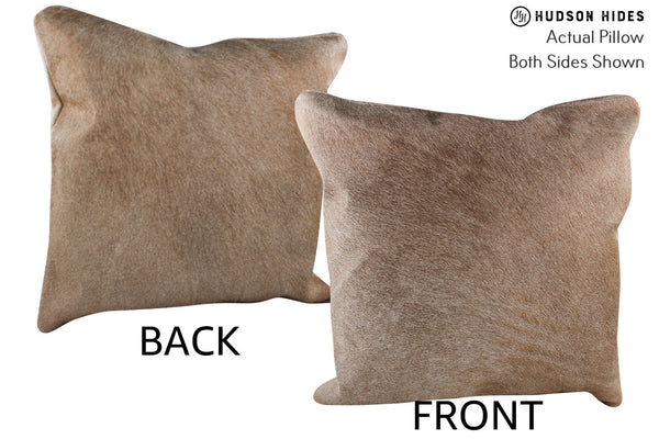 Taupe Cowhide Pillow #76693