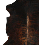 Dark Brindle Cowhide Rug #77125