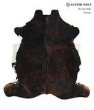 Dark Brindle Cowhide Rug #77664