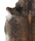 Grey with Beige Cowhide Rug #81128