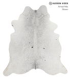 Salt and Pepper Black Cowhide Rug #81183
