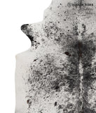Salt and Pepper Black Cowhide Rug #81336