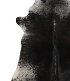 Salt and Pepper Black Cowhide Rug #81338