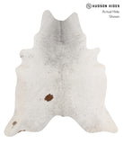Salt and Pepper Brown Cowhide Rug #81387