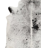Salt and Pepper Black Cowhide Rug #81437