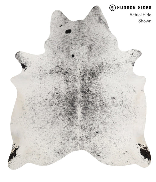 Salt and Pepper Black Cowhide Rug #81447