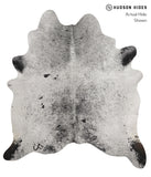 Salt and Pepper Black Cowhide Rug #81456