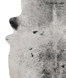 Salt and Pepper Black Cowhide Rug #81456