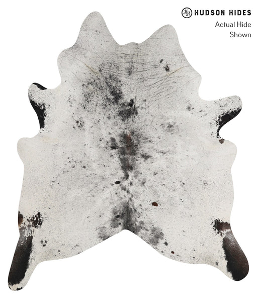 Salt and Pepper Black Cowhide Rug #81463