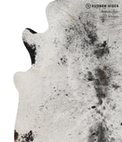 Salt and Pepper Black Cowhide Rug #81463
