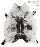 Salt and Pepper Brown Cowhide Rug #81497