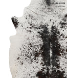 Salt and Pepper Brown Cowhide Rug #81497