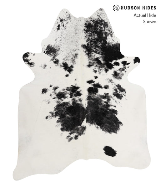 Salt and Pepper Black Cowhide Rug #81498