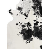 Salt and Pepper Black Cowhide Rug #81498
