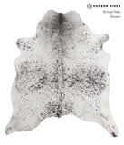 Salt and Pepper Black Cowhide Rug #81507
