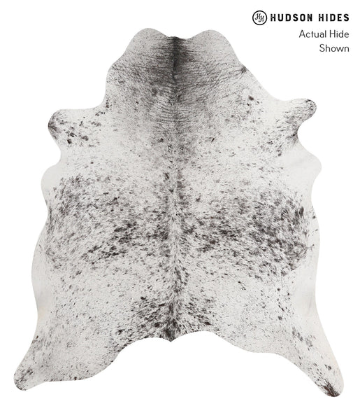 Salt and Pepper Black Cowhide Rug #81507
