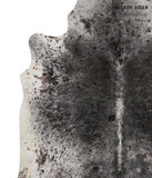 Salt and Pepper Black Cowhide Rug #81508