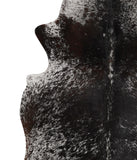 Salt and Pepper Black Cowhide Rug #81509
