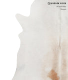 Grey with Beige Cowhide Rug #81540