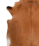 Solid Brown Cowhide Rug #81554