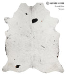 Salt and Pepper Black Cowhide Rug #81571