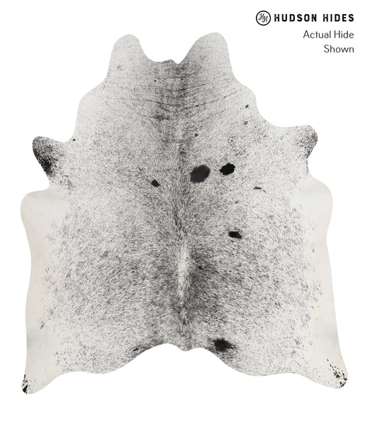 Salt and Pepper Black Cowhide Rug #81577