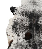 Salt and Pepper Black Cowhide Rug #81581