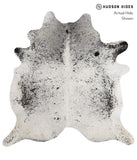 Salt and Pepper Black Cowhide Rug #81591