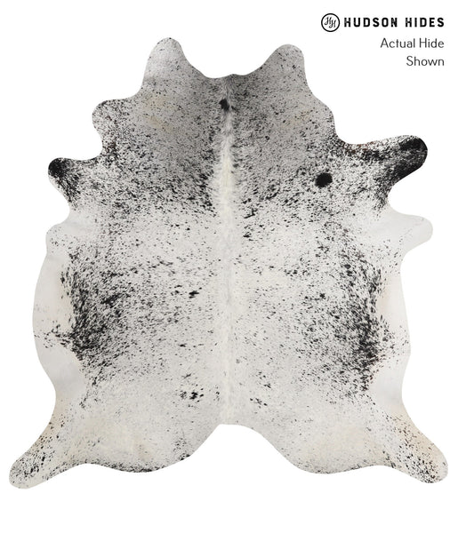 Salt and Pepper Black Cowhide Rug #81591