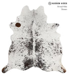 Salt and Pepper Black Cowhide Rug #81602