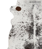 Salt and Pepper Black Cowhide Rug #81602