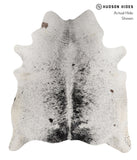 Salt and Pepper Black Cowhide Rug #81660