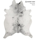 Salt and Pepper Black Cowhide Rug #81672