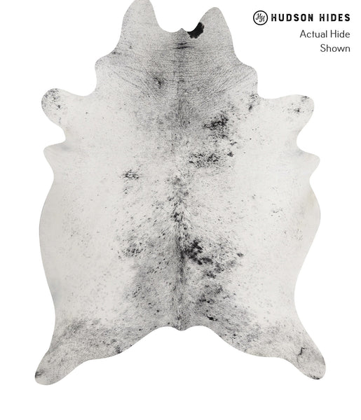 Salt and Pepper Black Cowhide Rug #81672