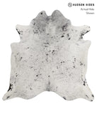 Salt and Pepper Black Cowhide Rug #81683
