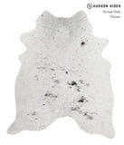 Salt and Pepper Black Cowhide Rug #81685