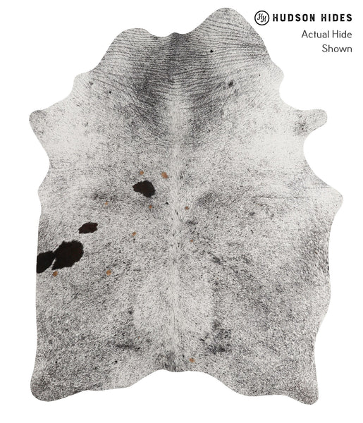 Salt and Pepper Black Cowhide Rug #81692