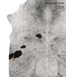 Salt and Pepper Black Cowhide Rug #81692