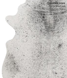 Salt and Pepper Black Cowhide Rug #81696