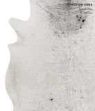 Salt and Pepper Black Cowhide Rug #81702