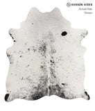 Salt and Pepper Black Cowhide Rug #81711