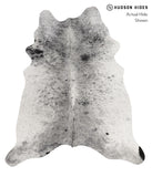 Salt and Pepper Black Cowhide Rug #81713