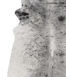 Salt and Pepper Black Cowhide Rug #81713