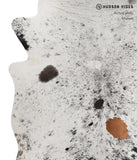 Salt and Pepper Black Cowhide Rug #81796